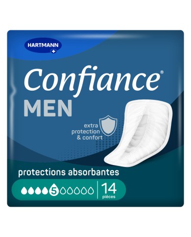 Confiance MEN Pads 5 gouttes Sachet de 14 protections Confiance MEN Pads 5 gouttes Sachet de 14 protections