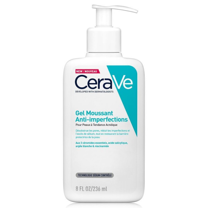 CERAVE Gel moussant anti imperfections Flacon pompe de 473 ml