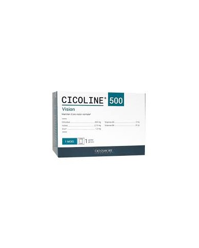 CICOLINE 500 Complément alimentaire à visée oculaire Boite de 30 sachets