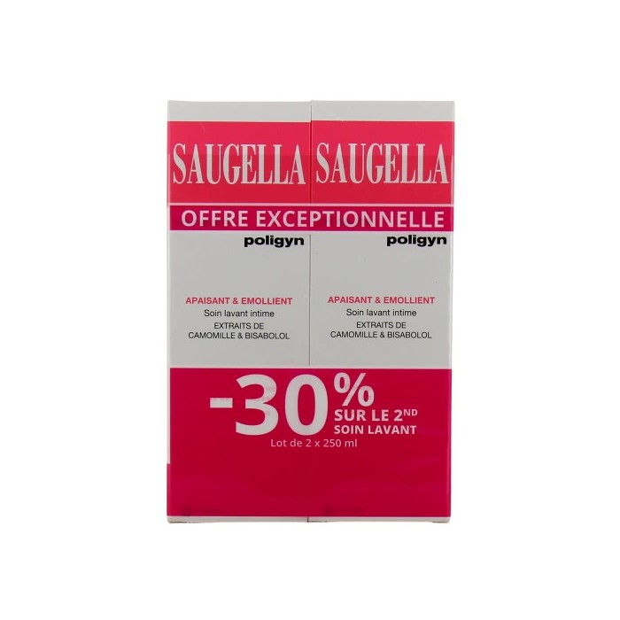 Saugella Poligyn Soin Lavant Intime Flacon de 250ml Saugella Poligyn Soin Lavant Intime Flacon de 250ml