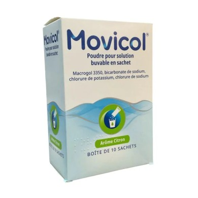 MOVICOL Sachet laxatif goût citron Boite de 10 MOVICOL Sachet laxatif goût citron Boite de 10