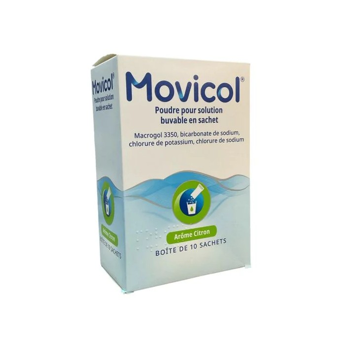 MOVICOL Sachet laxatif goût citron Boite de 10
