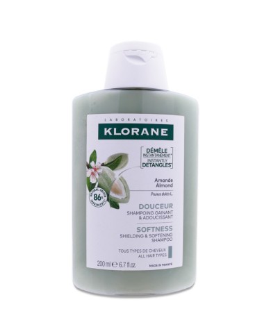 KLORANE Shampoing Gainant à l’Amande Flacon de 200 ml KLORANE Shampoing Gainant à l’Amande Flacon de 200 ml