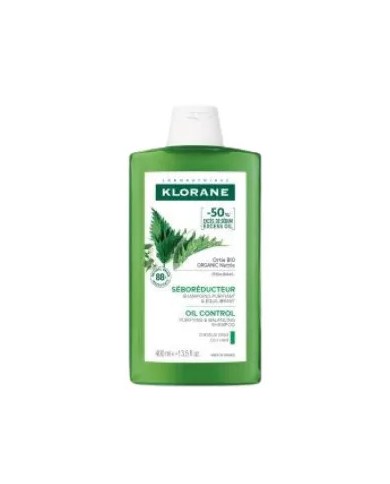 KLORANE SÉBORÉDUCTEUR Shampoing purifiant et équilibrant à l'ortie Flacon de 400 ml KLORANE SÉBORÉDUCTEUR Shampoing purifiant et équilibrant à l'ortie Flacon de 400 ml