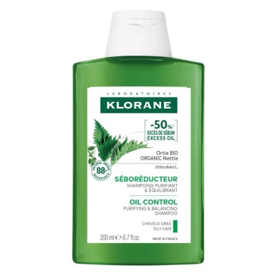 KLORANE SÉBORÉDUCTEUR Shampoing purifiant et équilibrant à l'ortie Flacon de 200 ml KLORANE SÉBORÉDUCTEUR Shampoing purifiant et équilibrant à l'ortie Flacon de 200 ml