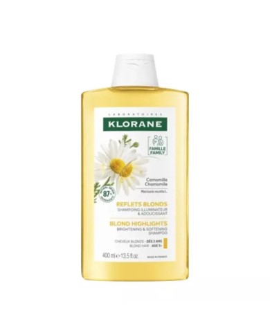 KLORANE Shampoing à la Camomille Flacon de 400 ml KLORANE Shampoing à la Camomille Flacon de 400 ml