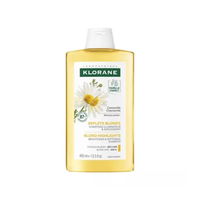 KLORANE Shampoing à la Camomille Flacon de 400 ml