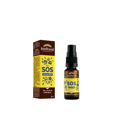 BIOFLORAL Fleur de Bach SOS Secours Nuit Paisible - Bio