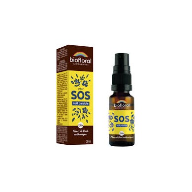 BIOFLORAL Fleur de Bach SOS Secours Nuit Paisible - Bio