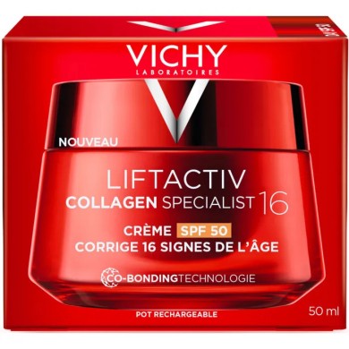 VICHY LIFTACTIV Collagen specialist 16  Creme SPF 50 Recharge de 50 ml VICHY LIFTACTIV Collagen specialist 16  Creme SPF 50 Recharge de 50 ml