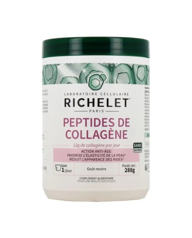 Richelet Peptides de Collagène Boite de 88 Grammes Richelet Peptides de Collagène Boite de 88 Grammes