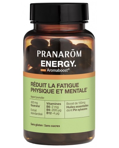 PRANAROM Aromaboost Complément alimentaire Energy Boite de 60 comprimés