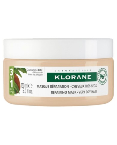 klorane Masque 3 en 1 au Cupuaçu BIO Pot de 150 ml klorane Masque 3 en 1 au Cupuaçu BIO Pot de 150 ml