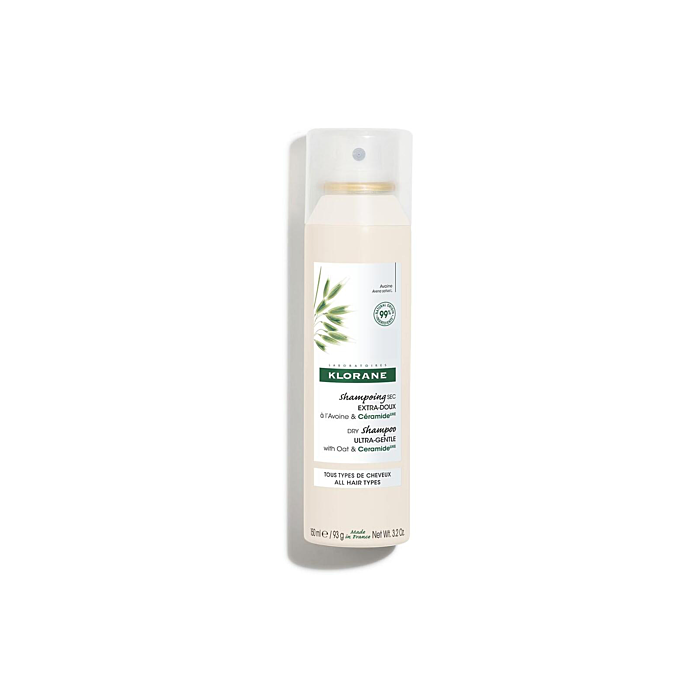 KLORANE Shampoing sec à l'Avoine et Céramide Spray de 150 ML