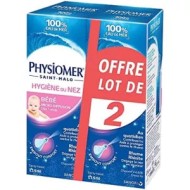 PHYSIOMER Solution nasale Adulte/enfant Lot de 2 Flacons de 135ml PHYSIOMER Solution nasale Adulte/enfant Lot de 2 Flacons de 135ml