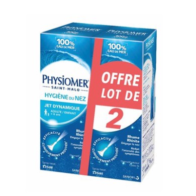 PHYSIOMER Solution nasale Adulte/enfant Lot de 2 Flacons de 135ml