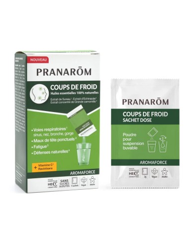 PRANAROM Aromaforce Coups de Froid Boite de 9 sachets