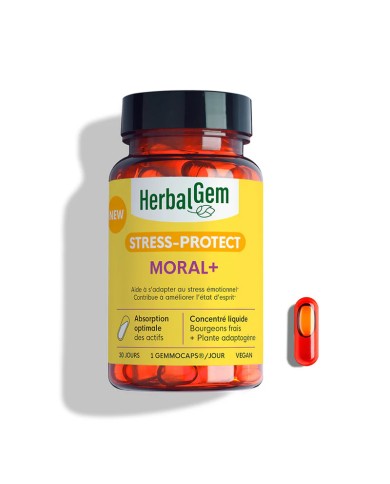 HERBALGEM Complexes de bourgeons  Moral+ pour Stress et sommeil