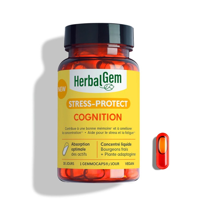 HERBALGEM Complexes de bourgeons  Cognition Boite de 30 gélules