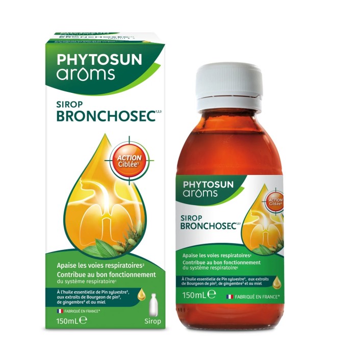 PHYTOSUN AROMS Sirop BRONCHOSEC Flacon de 150 ml