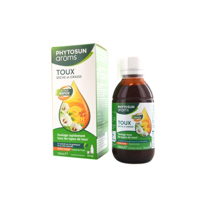 PHYTOSUN AROMS Sirop toux sèche et grasse Flacon de 120 ml