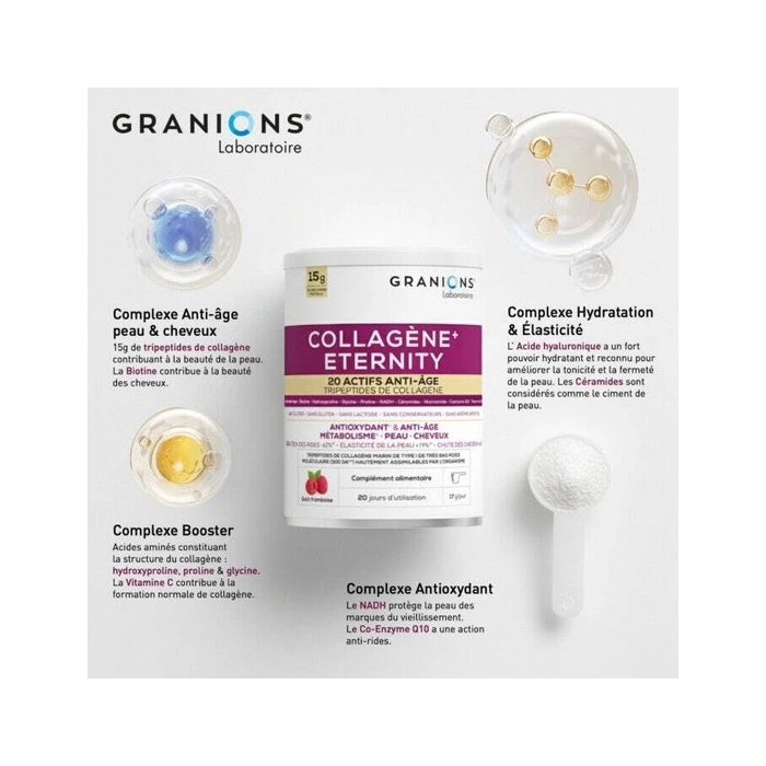 Granions COLLAGÈNE+ ÉTERNITY - Complexe Anti-Âge Global, 343g