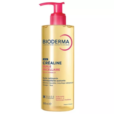 Bioderma Créaline Huile Micellaire Flacon pompe de 300 ml