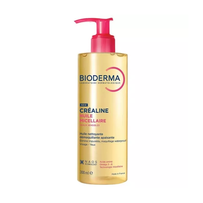 Bioderma Créaline Huile Micellaire Flacon pompe de 300 ml