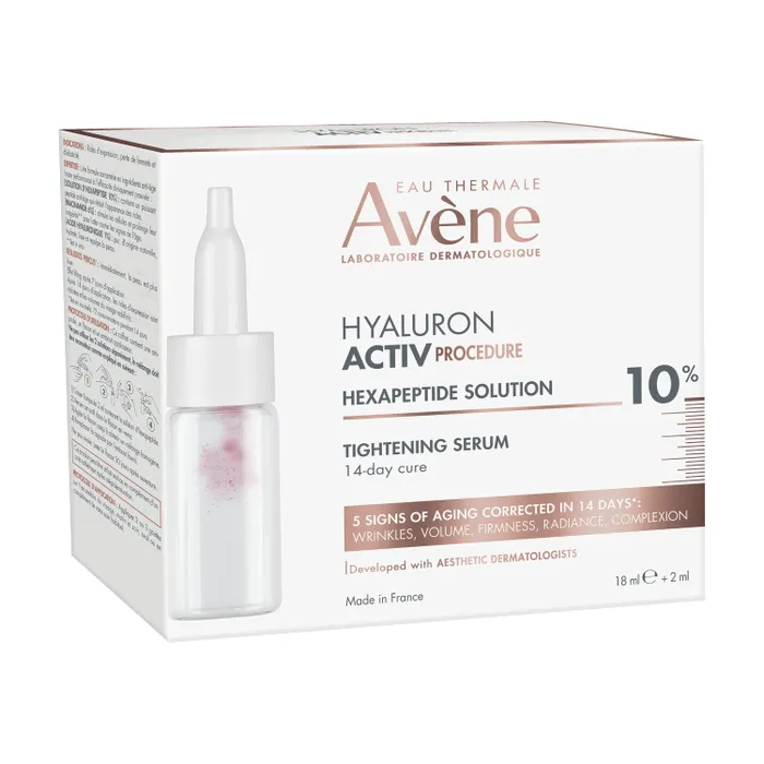 Avène HYALURON ACTIV PROCEDURE - Sérum Tenseur Visage - Peaux Matures Cure de 14 jours 18ml + 2ml