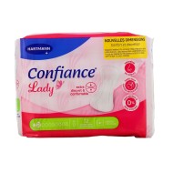 Confiance Lady Pads 2 gouttes Sachet de 12 protections