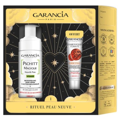 GARANCIA Coffret Rituel peau neuve Pshitt magique + crème d'eau Diabolique tomate  20gr offerte