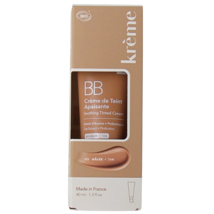KREME BB Crème de Teint Apaisante Teinte Hâlée Tube de 40 ml