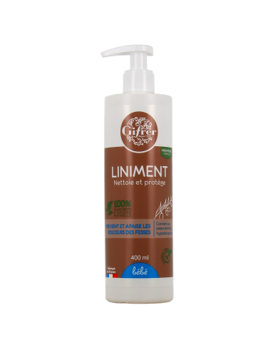 GIFRER Liniment Oléo-calcaire Flacon pompe de 400 ml