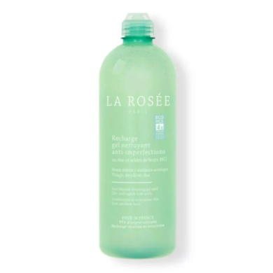 La Rosée Recharge Gel Nettoyant Anti Imperfections Flacon de 400 ml