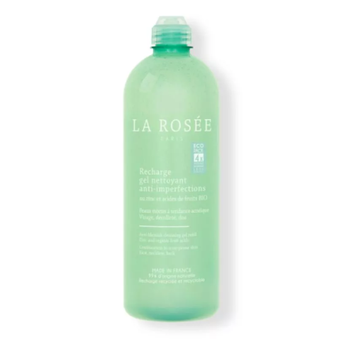 La Rosée Recharge Gel Nettoyant Anti Imperfections Flacon de 400 ml