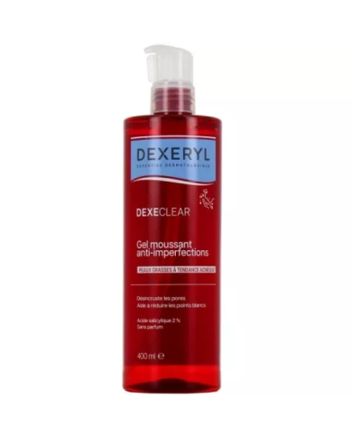 DEXERYL DEXECLEAR Gel moussant anti-imperfections Flacon pompe de 400ML
