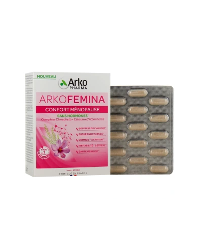 Arkopharma ARKOFEMINA - Confort Ménopause Boite de 60 Gélules + 60 Offertes
