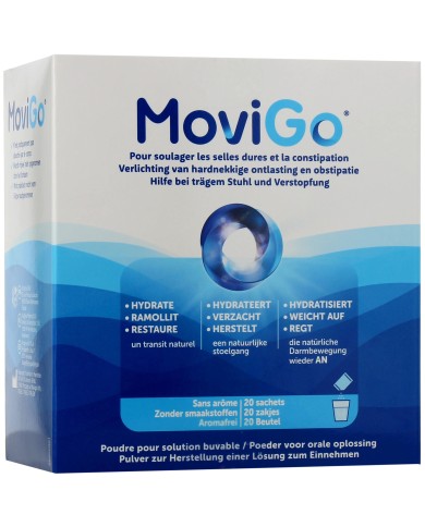 MOVIGO Suspension buvable contre la constipation Boite de 20 sachets