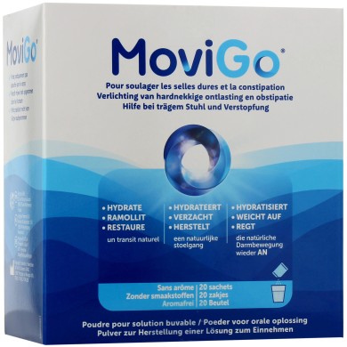 MOVIGO Suspension buvable contre la constipation Boite de 20 sachets