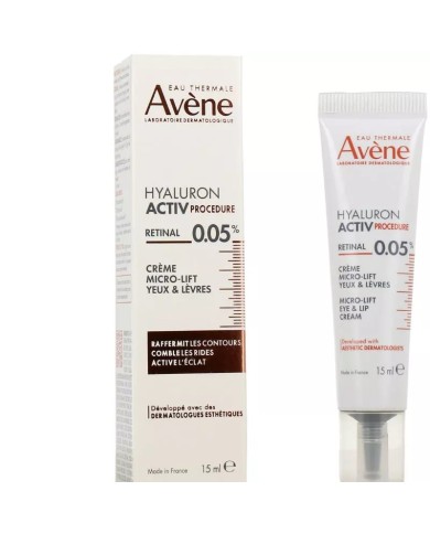 Avène Hyaluron Activ Procedure Crème Yeux et Lèvres Tube de 15 ml