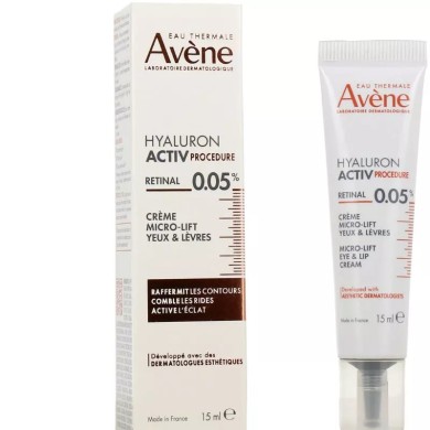 Avène Hyaluron Activ Procedure Crème Yeux et Lèvres Tube de 15 ml