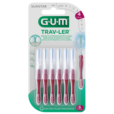 GUM TRAV-LER Brossette interdentaire 1.4 mm