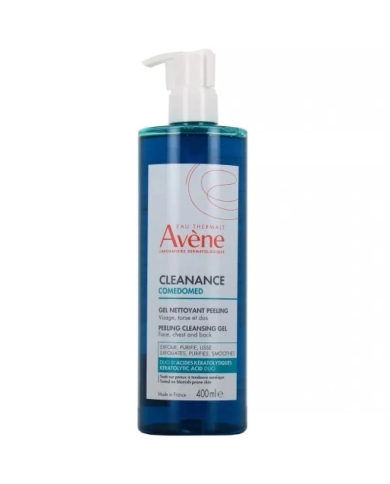 AVENE Cleanance Comedomed Gel Nettoyant Peeling Flacon pompe de 400 ml