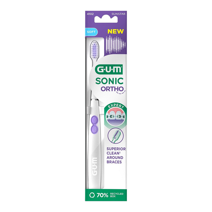 Gum Sonic Ortho Brosse à dents électrique