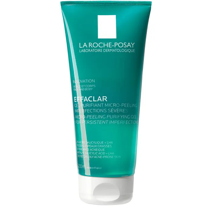 La Roche Posay Effaclar Gel purifiant Micropeeling Tube de 200 ml