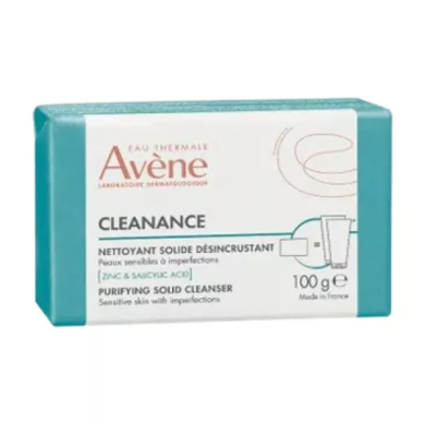 AVENE Cleanance  Nettoyant solide désincrustant Pain de 100 grammes