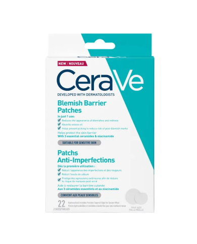 CeraVe Patchs Anti-Imperfections Boite de 22 patchs