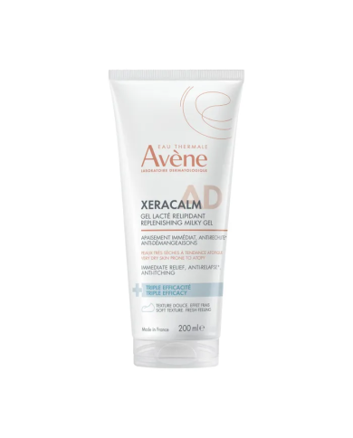 AVENE XERACALM AD Gel Lacté Relipidant Tube de 200 ml