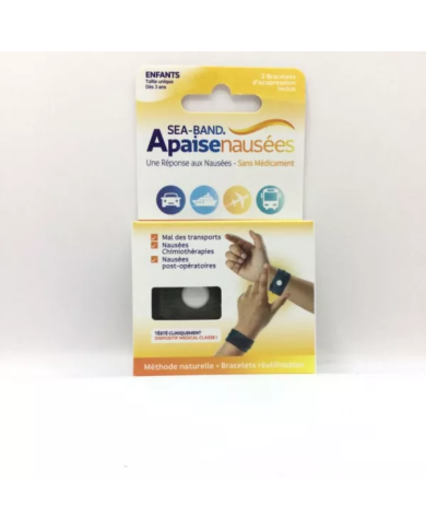SEA BAND Bracelet anti nausées pour enfants