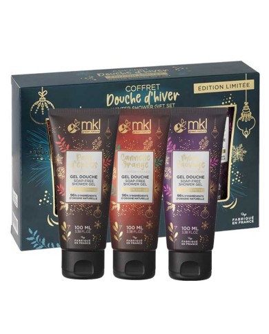 MKL Coffret Douche d'Hiver Edition limitée 3 x 100 ml
